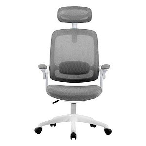 Cadeira de escritório Elements Astra cinza/branca