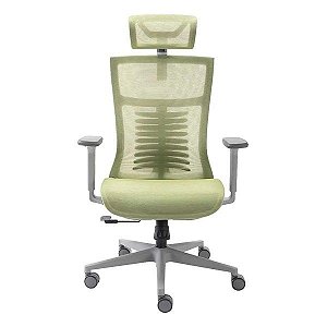 Cadeira de escritório Elements Vertta Pro verde/cinza