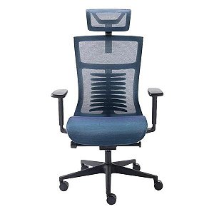 Cadeira de escritório Elements Vertta Special azul/preta