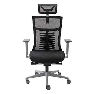 Cadeira de escritório Elements Vertta Special preta/cinza