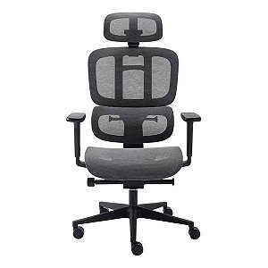 Cadeira de escritório Elements Sophy cinza/preta
