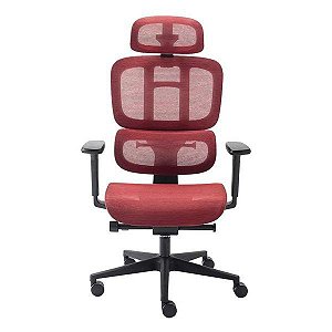 Cadeira de escritório Elements Sophy vermelha/preta