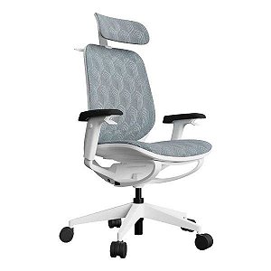 Cadeira de escritório Elements Joplin cinza/branca
