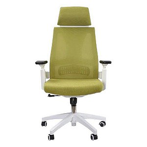 Cadeira de escritório Elements Helene Special verde/branca