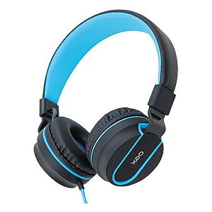 Headset OEX Neon HS106 preto/azul (48.5908)
