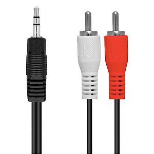 Cabo de audio 2 RCA x 3,5 mm P2 Vinik 2R35S-15 (23548)