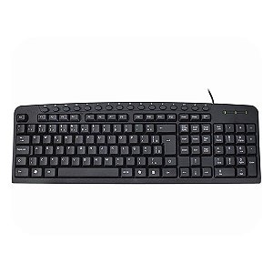 Teclado USB multimídia K-MEX KM-2928