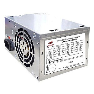 Fonte de alimentação ATX 200W reais C3Tech PS-200V4