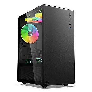 Gabinete gamer C3Tech MT-G200BK