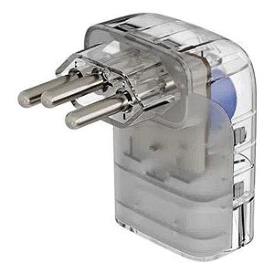 Protetor de surto 3 pinos 10A bivolt Clamper iClamper Pocket Fit transparente (015407)