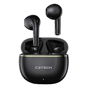 Headset Bluetooth 5.1 C3Tech EP-TWS-30BK