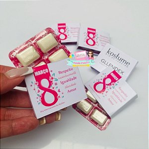 Chiclete Personalizado Dia das Mulheres