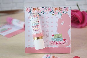 Card com Hidratante Labial (manteiga de Cacau)- Dia das Mães