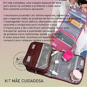 Kit Mãe Cuidadosa Dia das Mães Personalizado
