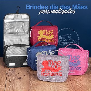 Necessaire com divisórias Dia das Mães Personalizadas