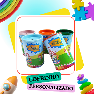 Cofrinho Personalizado Dia das Crianças