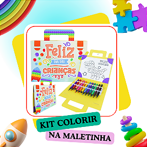 Kit Colorir na Maletinha Dia das Crianças