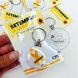 Card + Chaveiro Setembro Amarelo