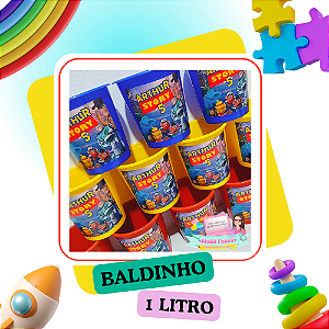 Baldinho de Pipoca Personalizado 1 litro