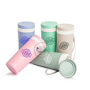 Copo Fibra de Bambu Personalizado 350ml