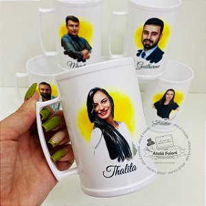 Caneca de Chop em Acrílico Personalizada