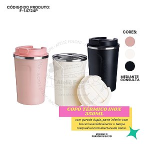 Copo Térmico Inox 350ml Personalizado