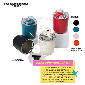 Copo Térmico 280ml Personalizado