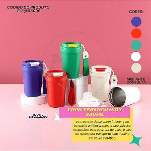 Copo Térmico Inox 350ml Personalizado