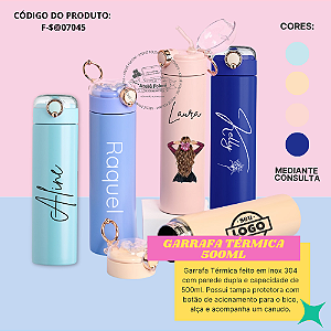 Garrafa Térmica 500ml Personalizada