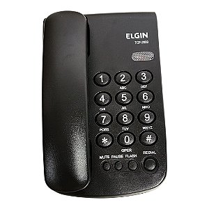 Telefone Fixo Elgin TCF 2000 Preto