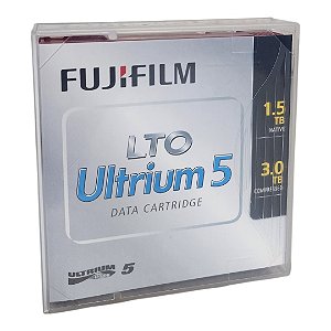 Kit 5 Fitas Dat Fujifilm LTO Ultrium 5 1.5TB - 3TB