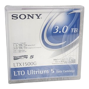 Kit 5 Fitas Dat Sony LTO Ultrium 5 Ltx1500g 1.5TB - 3TB