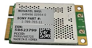 Placa Wireless Sony 1-789-765-11  Mini Pci-e Original