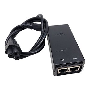 Fonte Poe Ubiquiti Gp-a240-050 24V 0.5A Fast Ethernet Bivolt