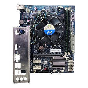 Kit Placa Mãe PCWare IPMH61R1 Core I7 2Ger 8Gb Ddr3 VGA/HDMI C/ Espelho