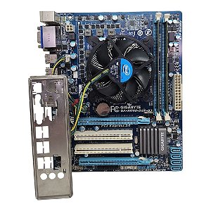 Kit Placa  Mãe Gigabyte GA-H61M-D2P-B3 Core i5 2Ger 8Gb Ddr3 VGA/DVI C/ Espelho