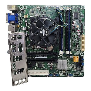 Kit Placa Mãe Positivo POS-PIQ67CG Core i5 2Ger 8Gb Ddr3 VGA/DP C/ Espelho