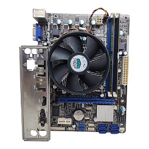 Kit Placa Mãe Philco DTA-H61 Core i3 2Ger 8Gb Ddr3 VGA/HDMI C/ Espelho