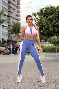 CJ49002 - Calça e Top Poliamida Zero Transparencia