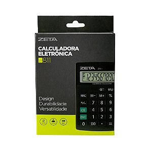 Calculadora eletrônica ZT811 ZETA média