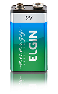 Bateria Alcalina 9v 1un Elgin