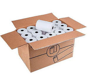 BOBINA TERMICA BRANCA 48GR 79X40MT CAIXA 30 UNIDADES DML