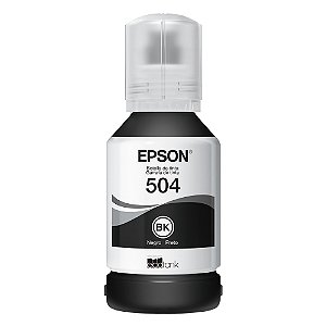 GARRAFA DE TINTA EPSON T504120 PRETO 127ML