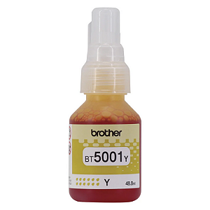 GARRAFA DE TINTA BROTHER 5001Y AMARELO 48,8ML