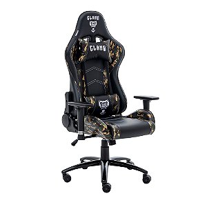CADEIRA GAMER MOUNT PRETO/CAMUFLADO CLANM