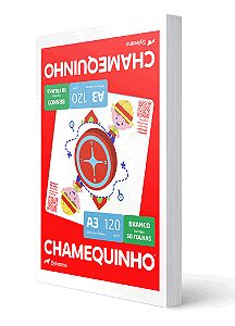 PAPEL CHAMEQUINHO 120GR BRANCO A3 C/ 50 FOLHAS