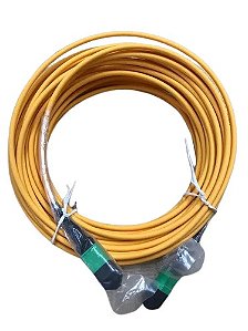 Cabo De Fibra Óptica Mpo-12fo(f) De 10 Metros Multimodo