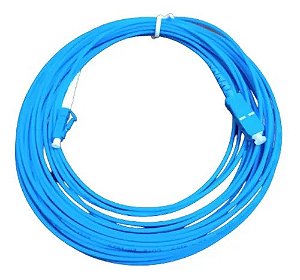 Cordão Óptico Lc/pc - Sc/pc - Sm - 10mts Fibra Azul