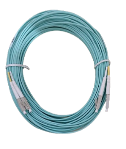 Cordão Óptico Lc/upc-lc/upc Mm 0m3 Duplex Lszh Aqua 20m