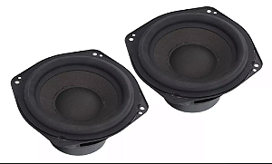 Alto-falante De Subwoofer Car Bass, 2 Peças, 6,5 Polegadas,